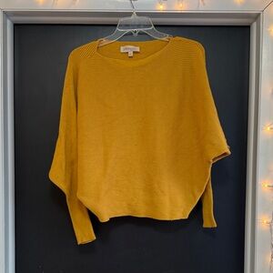 Philosophy Women's Mustard Crew Neck Sweater